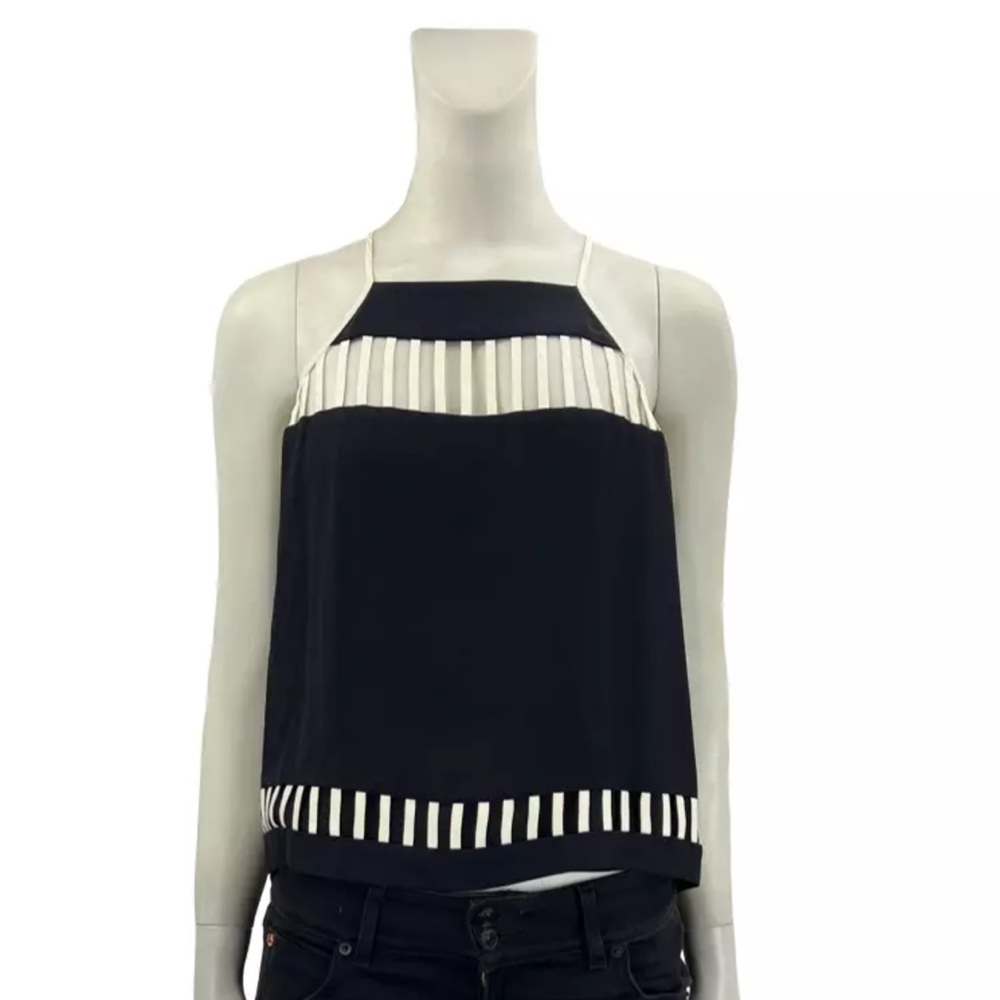 100% Silk Parker Sleeveless Top - size medium